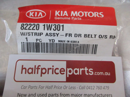 KIA Rio Genuine Left Hand Front Door Weather Strip Moulding New Part