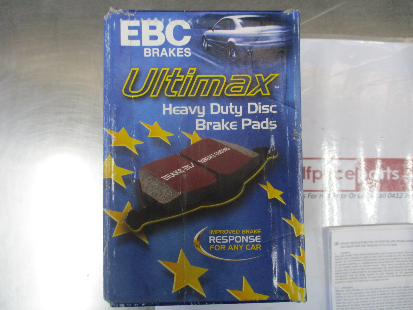 EBC Ultimax Front Brake Pad Set To Suit Nissan Interstar / Renault Master New Part