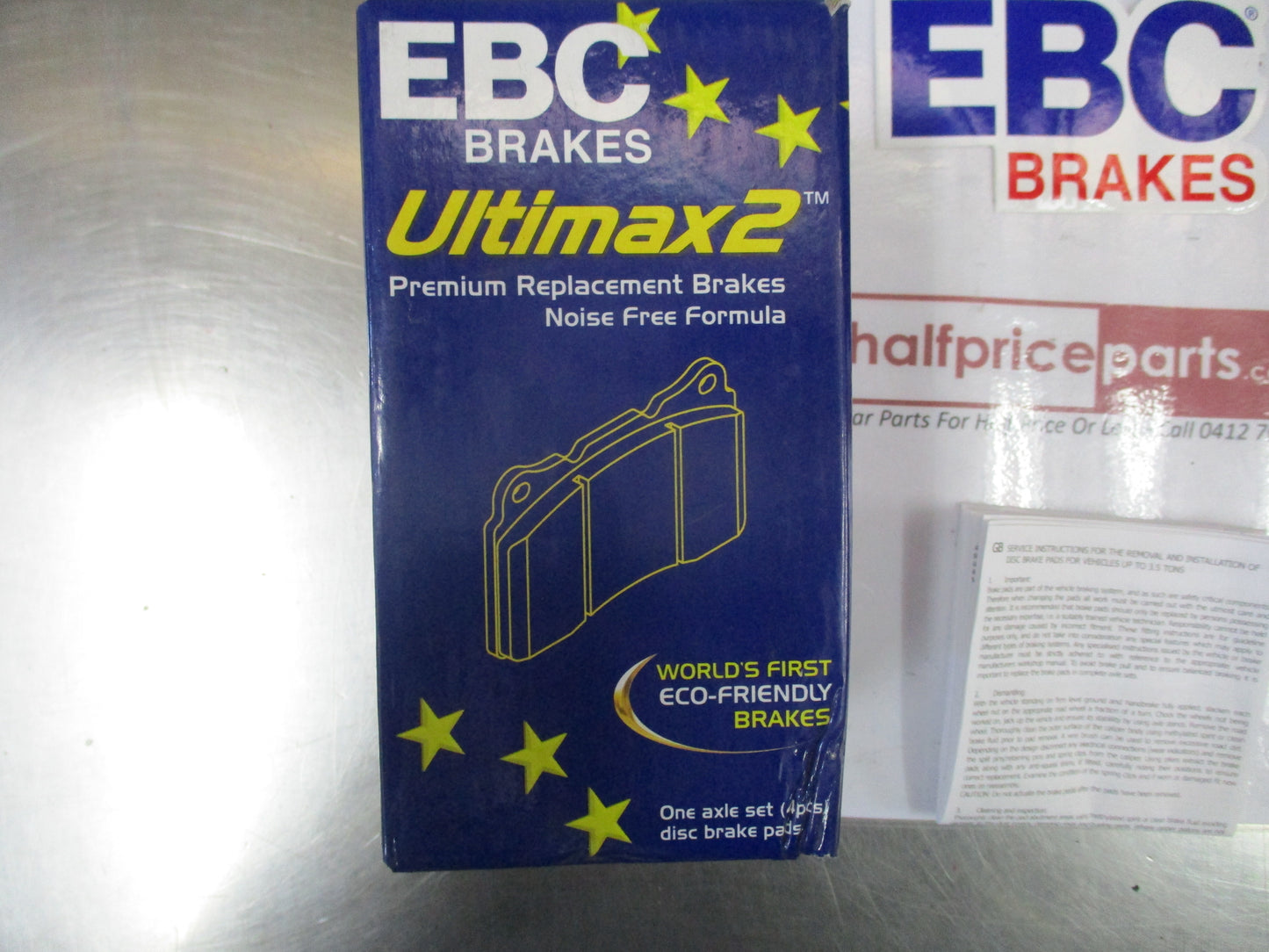 EBC Ultimax 2 Rear Brake Set To Suit Kia Sorento / Stinger - Hyundai Santa Fe New Part