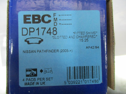 EBC Ultimax Rear Brake Pad Set To Suit Nissan Pathfinder R51 New Part