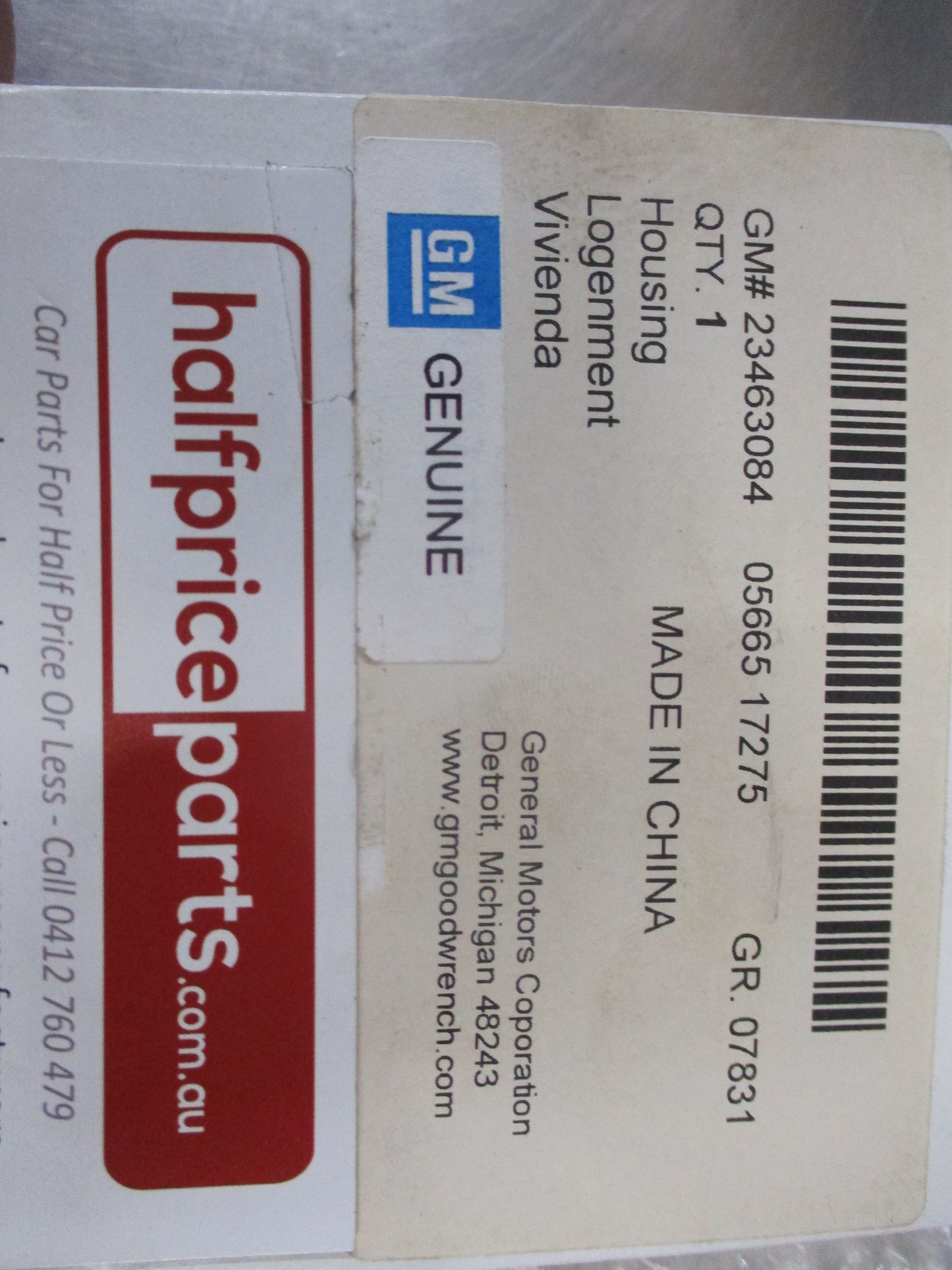 Holden Equinox Genuine Left Hand Front Park Assist Bracket New Part