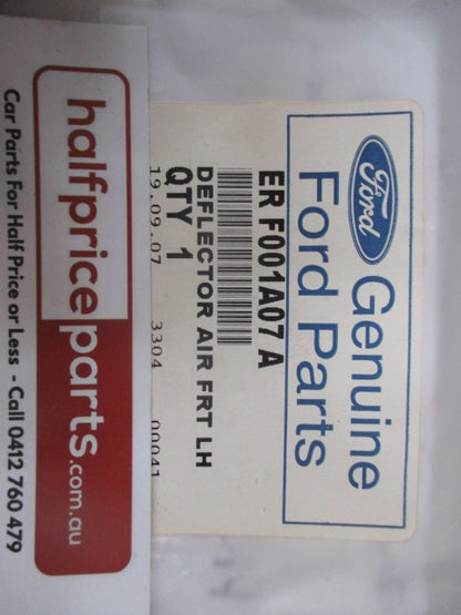 Ford XR8/XR6 AU Falcon Ute Genuine Left Hand Front Bumper Air Deflector New Part