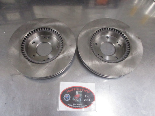 AcDelco Front Disc Brake Rotors (Pair) Suits Kia Cerato TD New Part