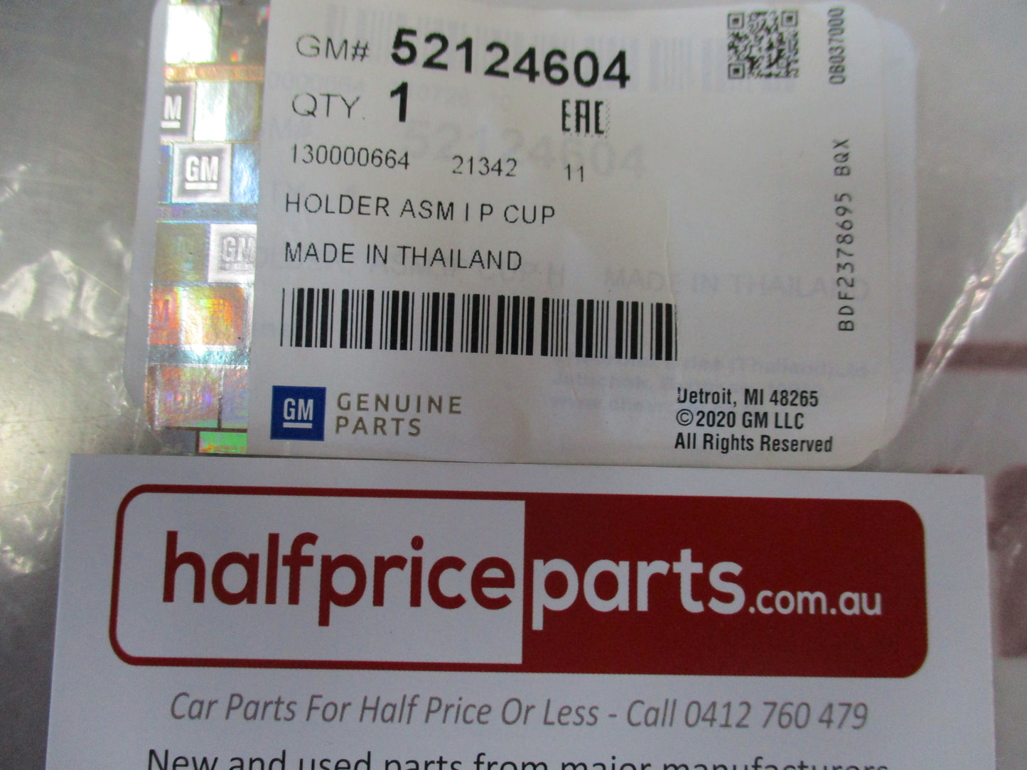 Holden Genuine Holder I/P Cup Holder New Part