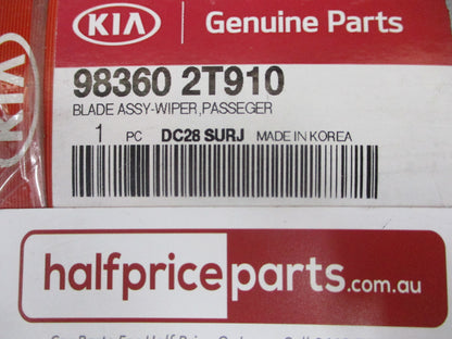 Kia Carnival/Optima/Sportage Genuine Front Passenger Side Wiper Blade Assembly New Part.