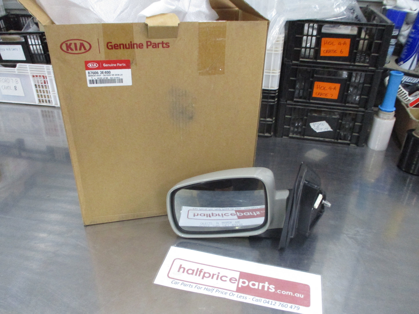 Kia Sorento Genuine Passenger Outer Mirror Assy Electric (Unpainted With Scalp) New Part