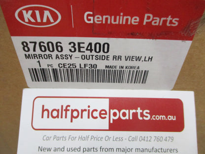 Kia Sorento Genuine Passenger Outer Mirror Assy Electric (Unpainted With Scalp) New Part