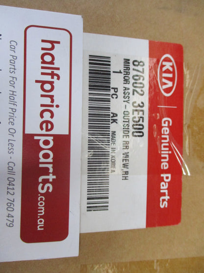 Kia Sorento Genuine Right Hand Outer Mirror Assembly Electric (Drivers With Scalp Unpainted) New Part