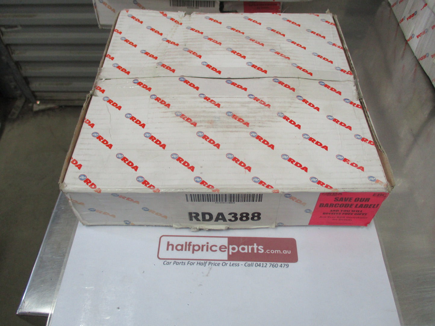 RDA Front Standard Brake Disc Pair To Suit SAAB 900 / And Turbo New Part