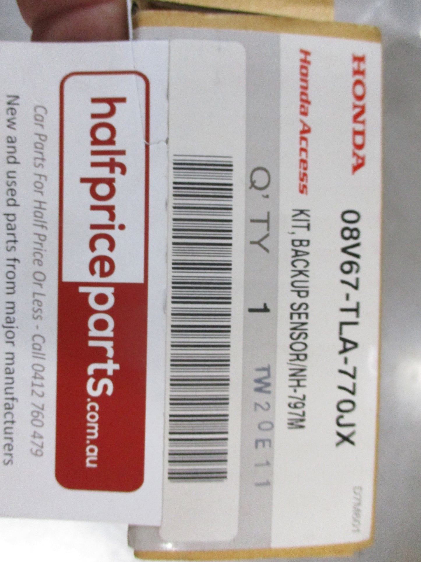 Honda Genuine Set Of 4 Back Up Rear Parking Sensors (Only) New Part