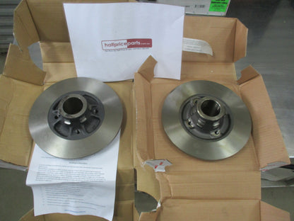 RDA Rear Disc Rotors (Pair) To Suit Renault 19 W/ABS New Part.