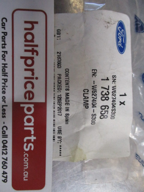 Ford Transit Genuine Inlet Pipe Water Pipe Clamp New Part