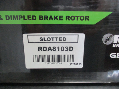 RDA Slotted & Dimpled Front Brake Rotors To Suit Holden VE HSV Series 2 / VF SS Redline With Front Brembo Set Up New Part
