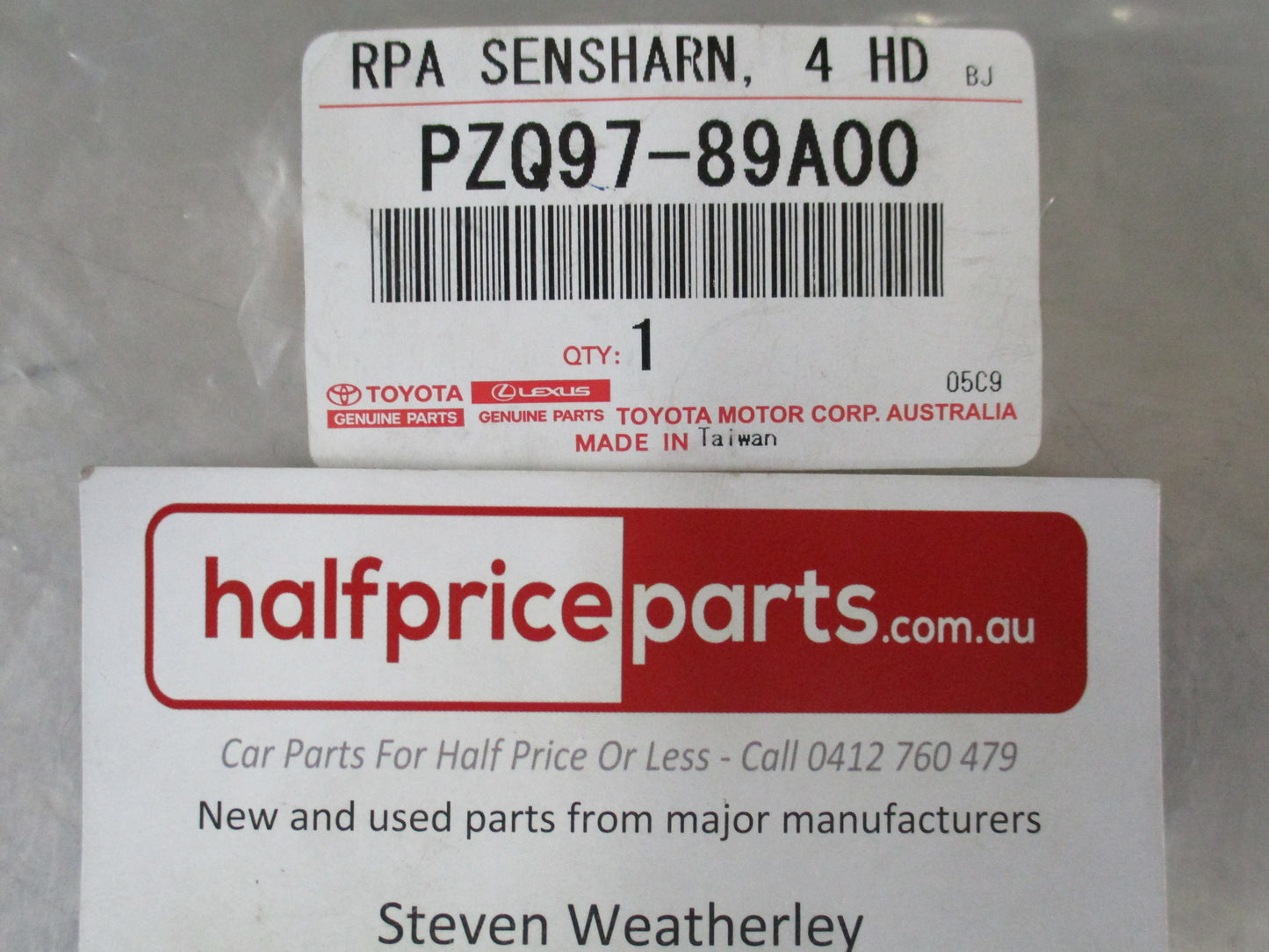 Toyota Hilux Genuine Rear Park Assist Wiring Harness ONLY (4 Heads) New Part