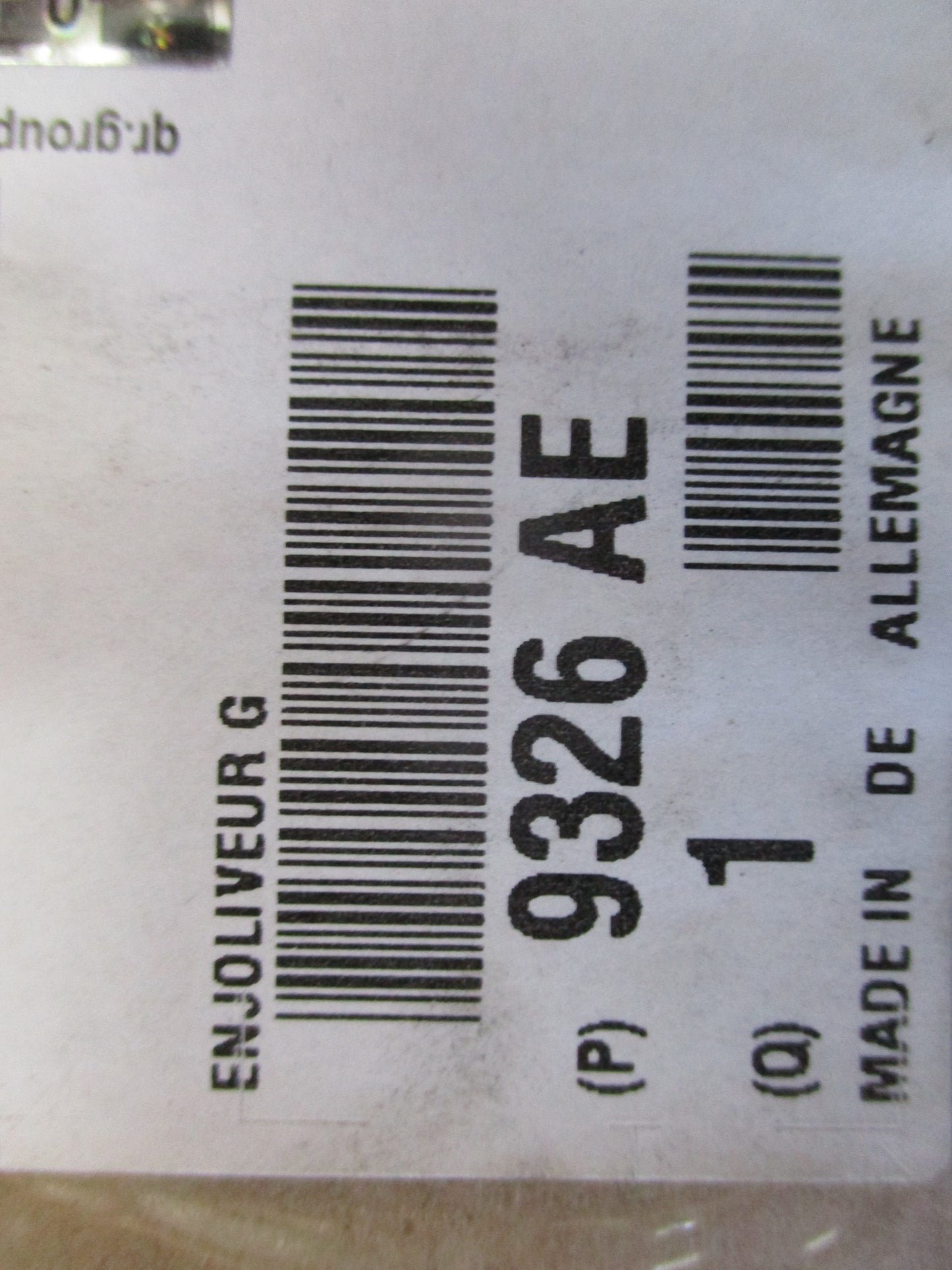 Peugeot 207 Genuine Left Hand Moulding Decal New Part