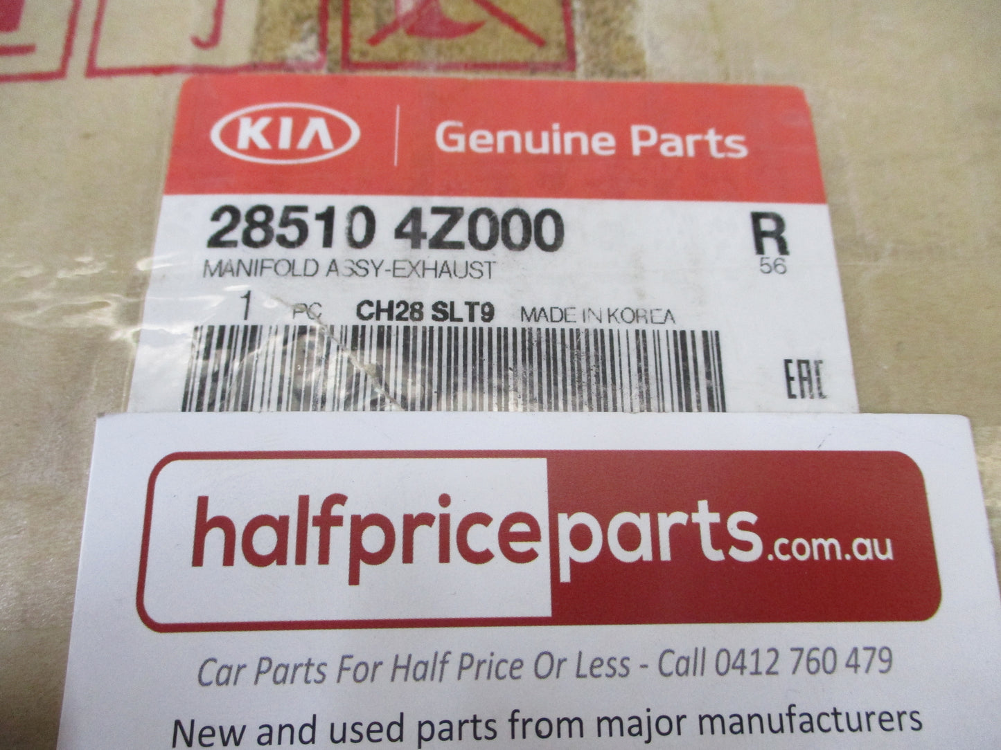 Kia K2700/K2900/Pregio Genuine Exhaust Manifold Assembly New Part