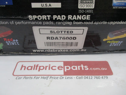 RDA Front Slotted & Dimpled Disc Rotor To Suit Honda S2000 AP1 New Part
