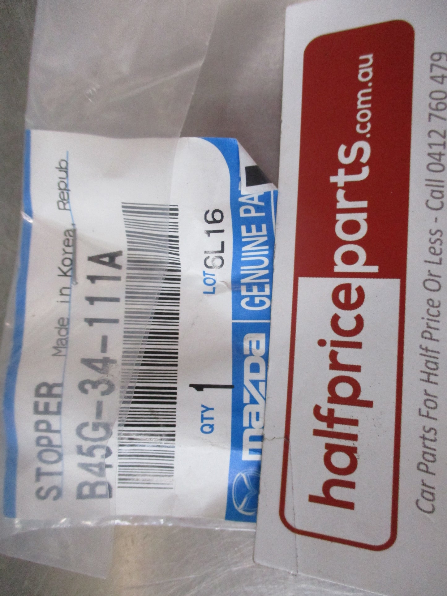 Mazda 3 Genuine Rear Bump Stop New Part