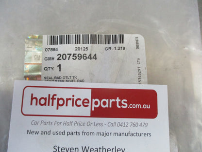 Holden Captiva Genuine Radiator Outlet Tank Seal New Part