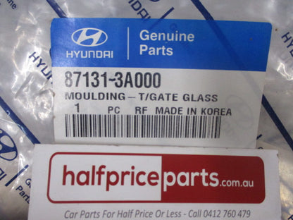 Hyundai Trajet Genuine Rear Tail Gate Window Moulding Rubber New Part