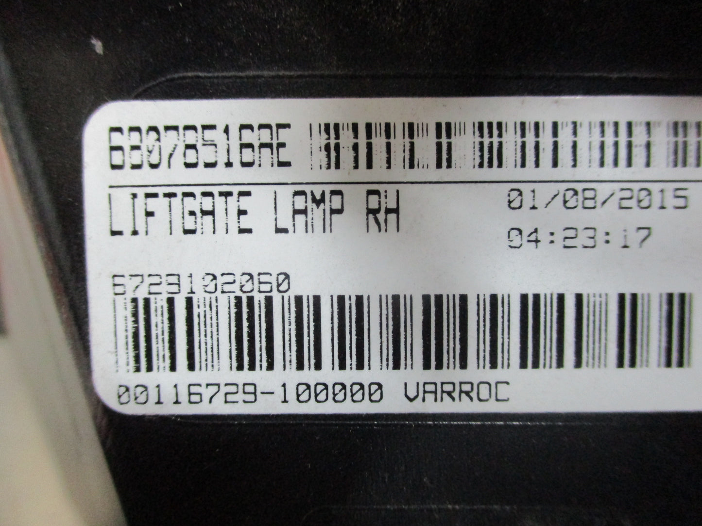 Dodge Journey Genuine Rear Taillights Set Used Part