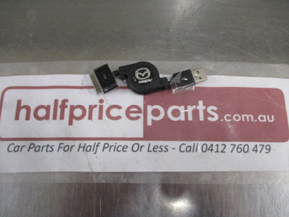 Mazda Genuine Audio Retractable IPhone 4 USB Cable New Part