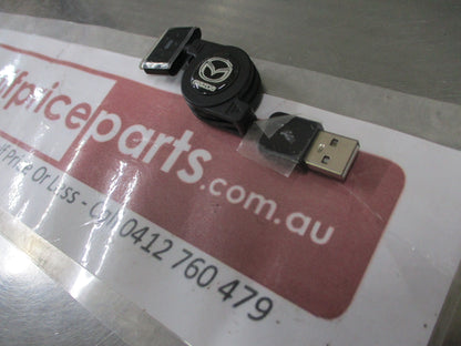 Mazda Genuine Audio Retractable IPhone 4 USB Cable New Part
