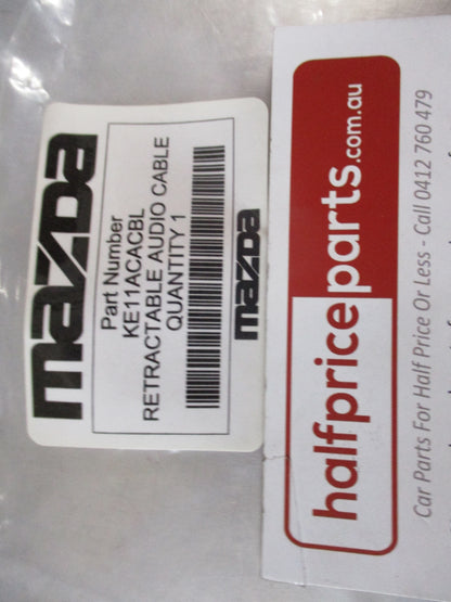 Mazda Genuine Audio Retractable IPhone 4 USB Cable New Part
