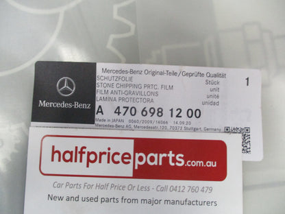 Mercedes Benz X-Class Genuine Stone Chip Protection Film New Part