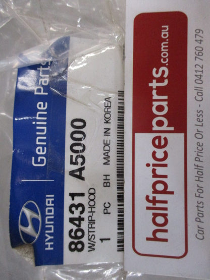 Hyundai Elantra Genuine Bonnet Weather Strip Seal Rubber New Part