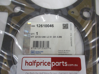 Holden Commodore VT/VX/VY/VZ 6.0 LS2/L98/L77 Genuine Head Gasket New Part