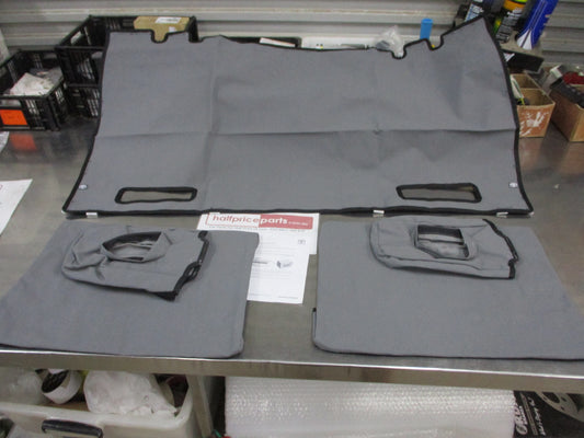 Toyota Hilux Extra Cab Genuine Rear Full Canvas Seat Covers New Part