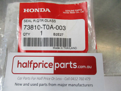 Honda CR-V Genuine Right Hand (Driver's) Rear Quarter Glass Seal New Part