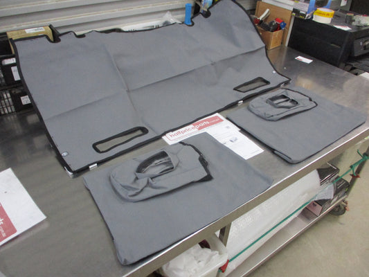 Toyota Hilux Extra Cab Genuine Rear Full Canvas Seat Covers New Part