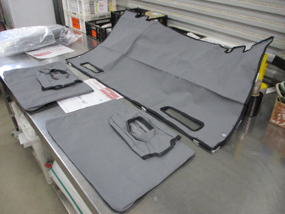 Toyota Hilux Extra Cab Genuine Rear Full Canvas Seat Covers New Part