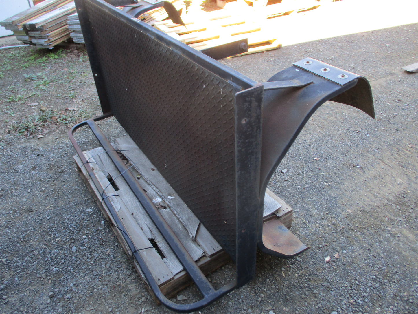 Steel Tray Back Shortened Competition Style Used Part