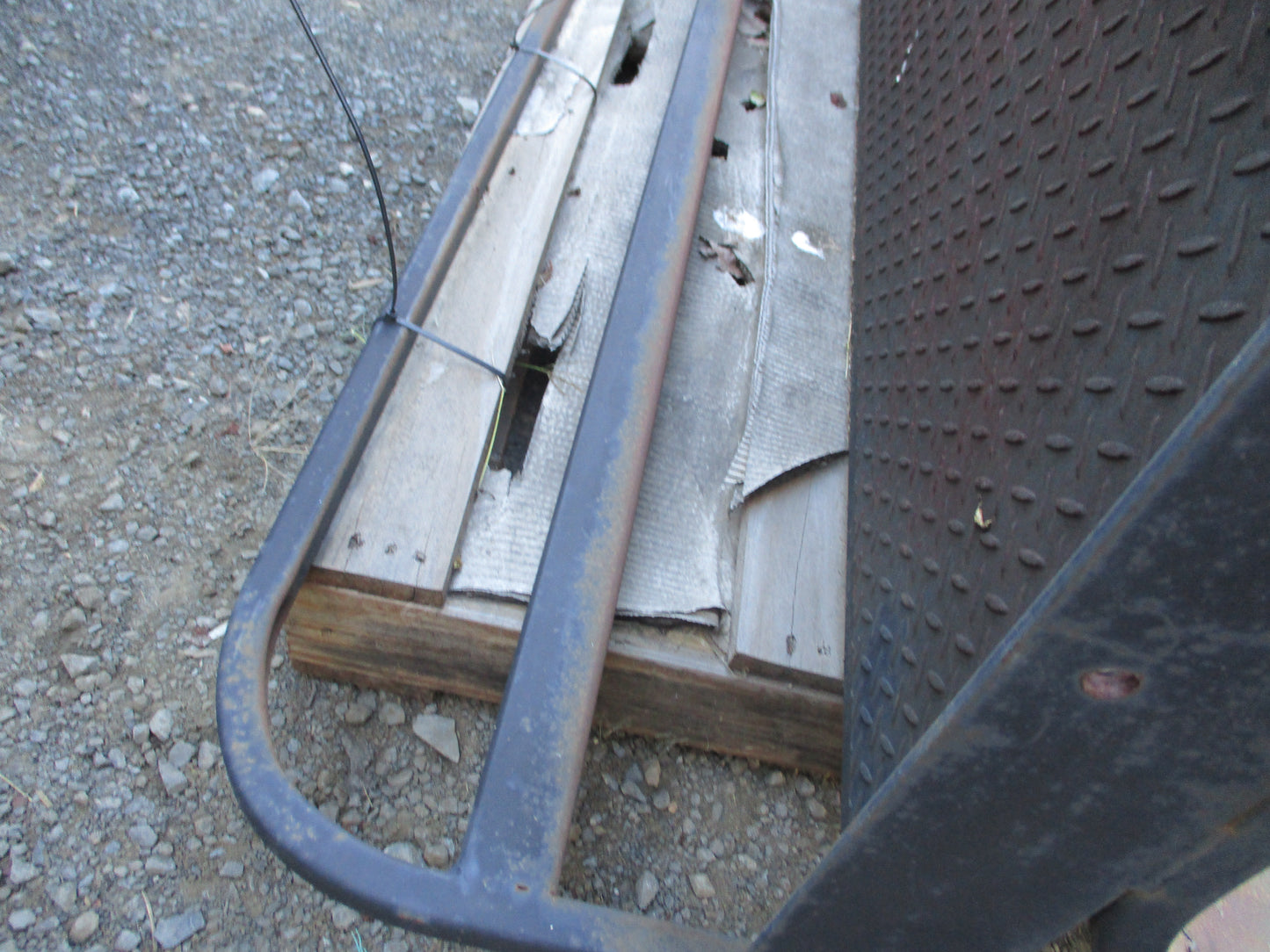 Steel Tray Back Shortened Competition Style Used Part