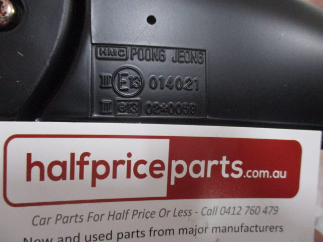 Hyundai Elantra Passenger Side Outer Mirror Assembly Manual Used Part