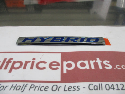 Honda Jazz Genuine HYBRID Side Badge/Emblem New Part