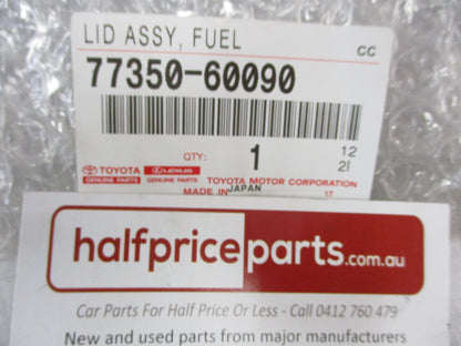 Toyota Landcruiser 200 Series Genuine Fuel Filler Lid (Unpainted) New Part