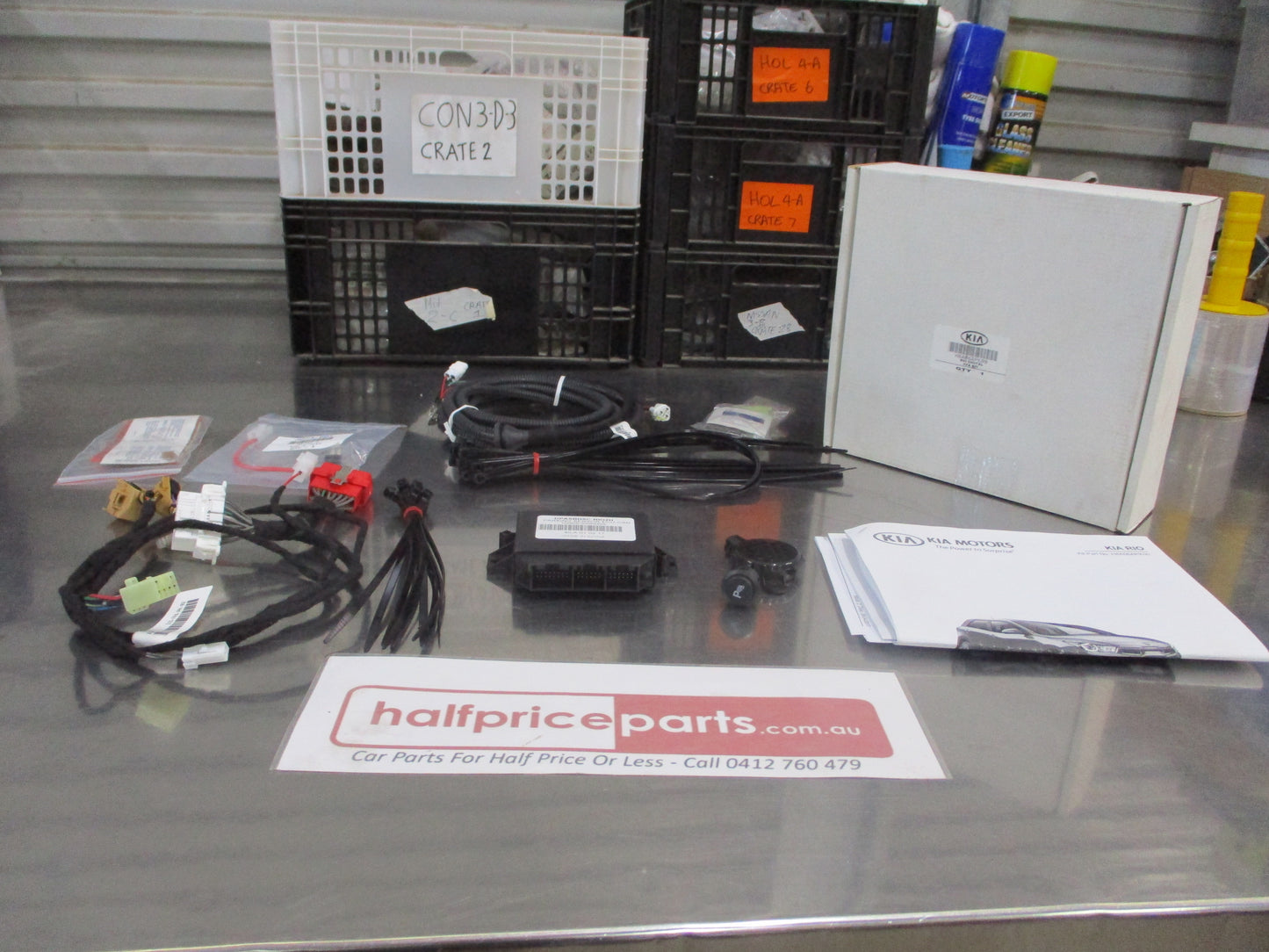 Kia YB Rio Genuine Front Parking Sensor Install Kit (NO SENSORS) New Part