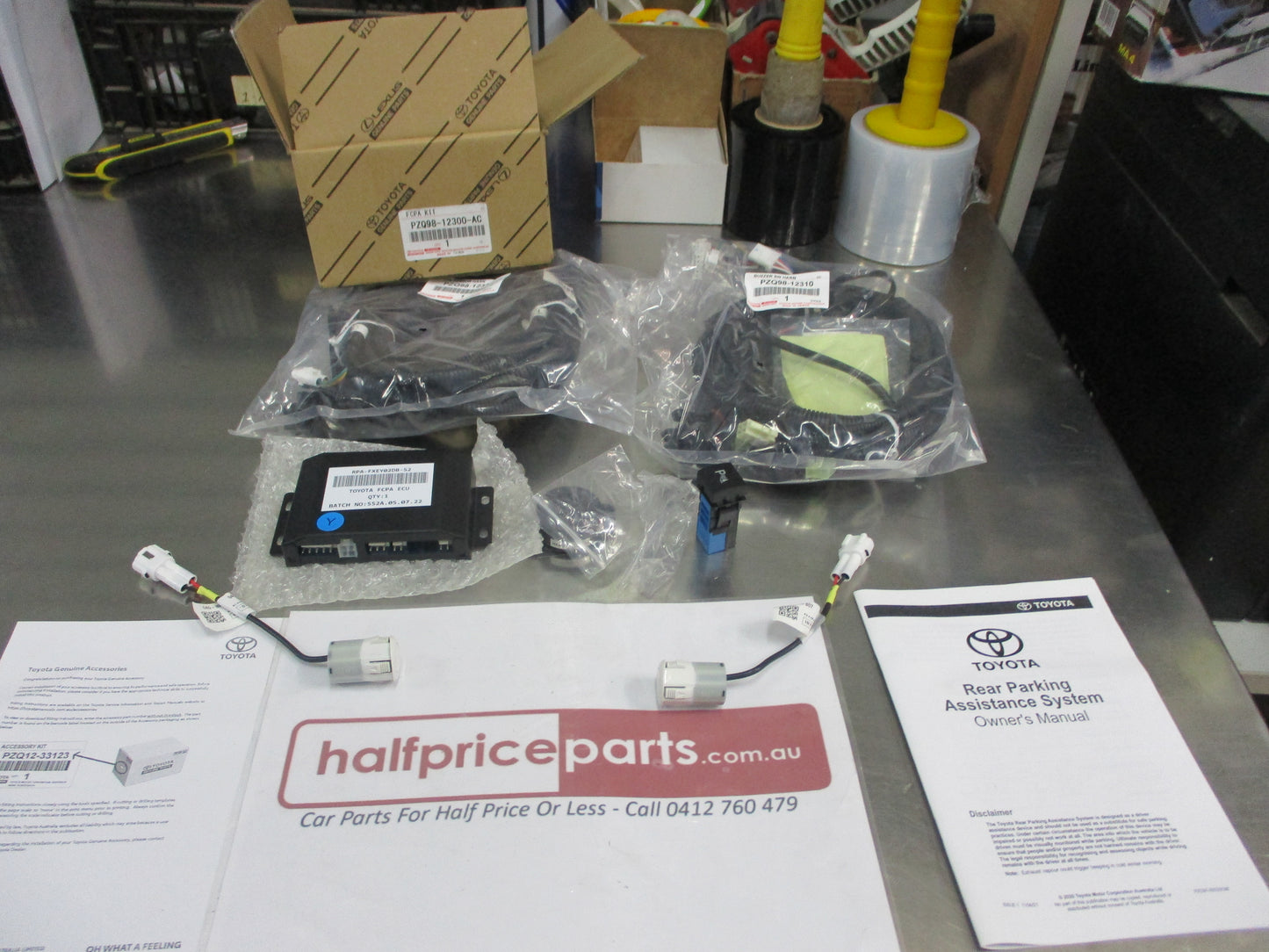 Toyota Corolla Cross Genuine Front Corner Part Assist Kit New Part