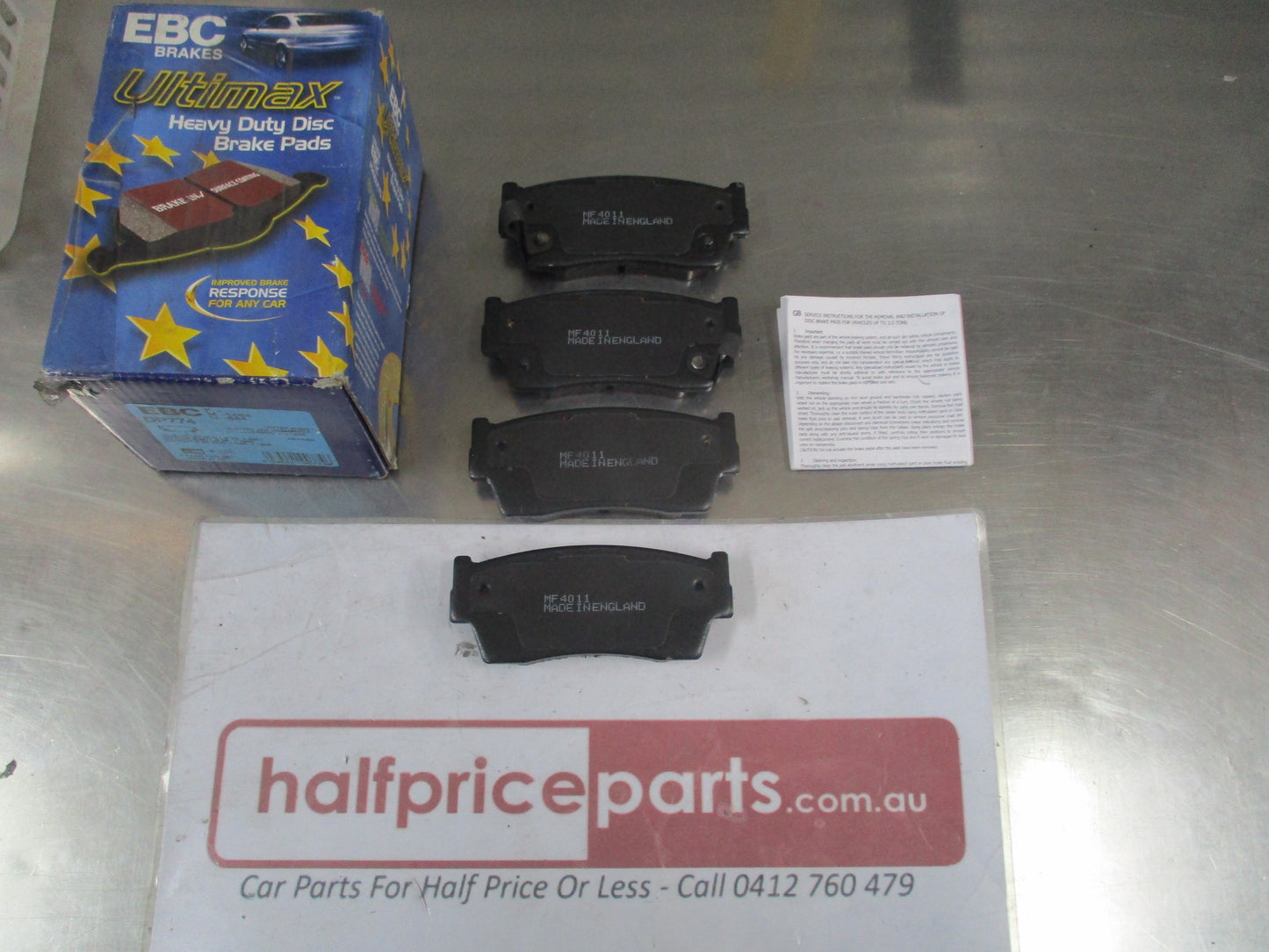 EBC Ultimax Front Brake Pads To Suit Suzuki Vitara/X90  New Part