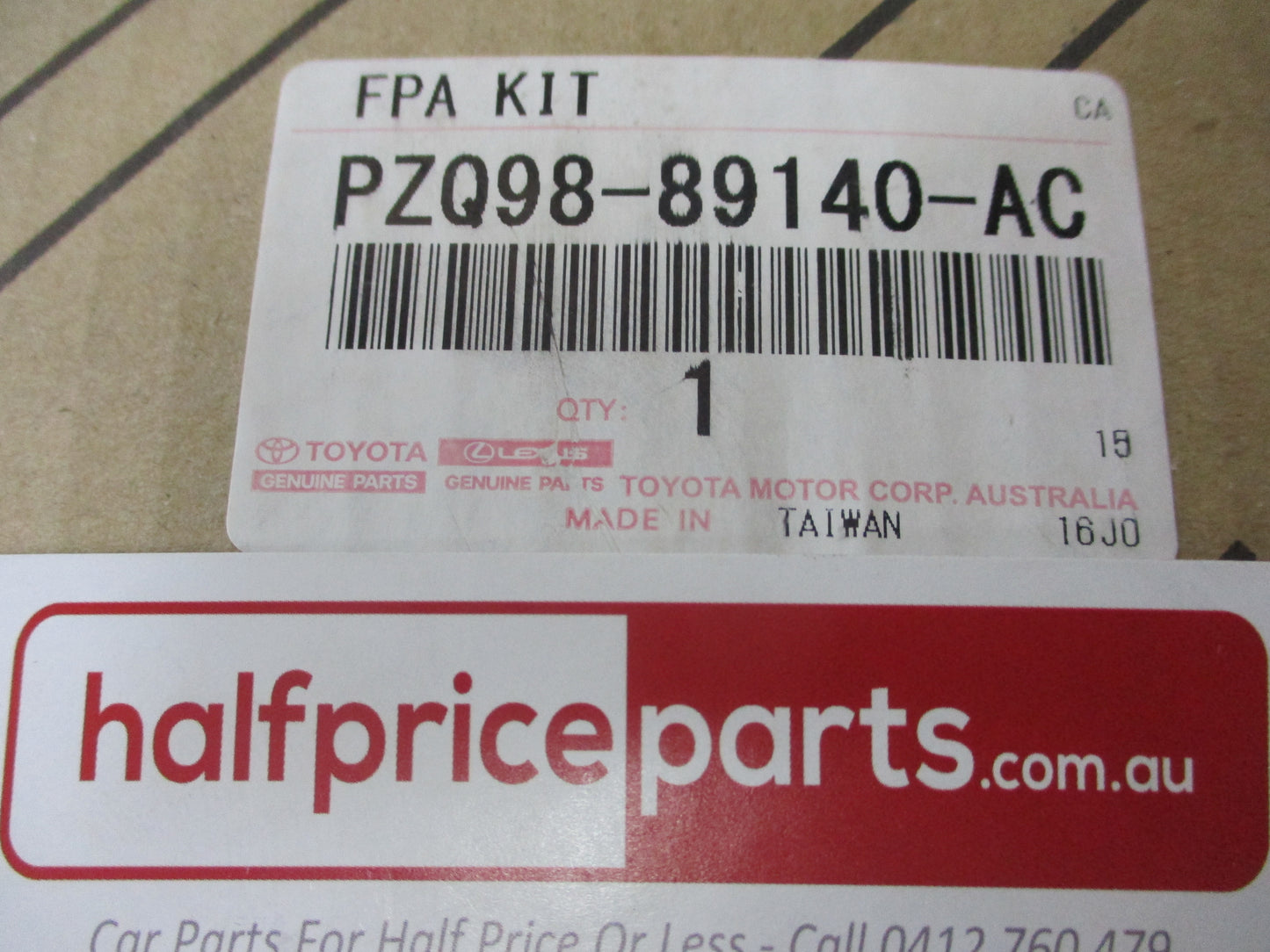 Toyota Hilux Genuine Front Park Assist Lower Bumper Cover (Glacier White) New Part