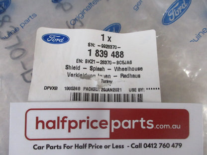 Ford Transit VN 2.2Ltr TDCi Genuine Rear Mud Flap Set (No Fitting Kit) New Part