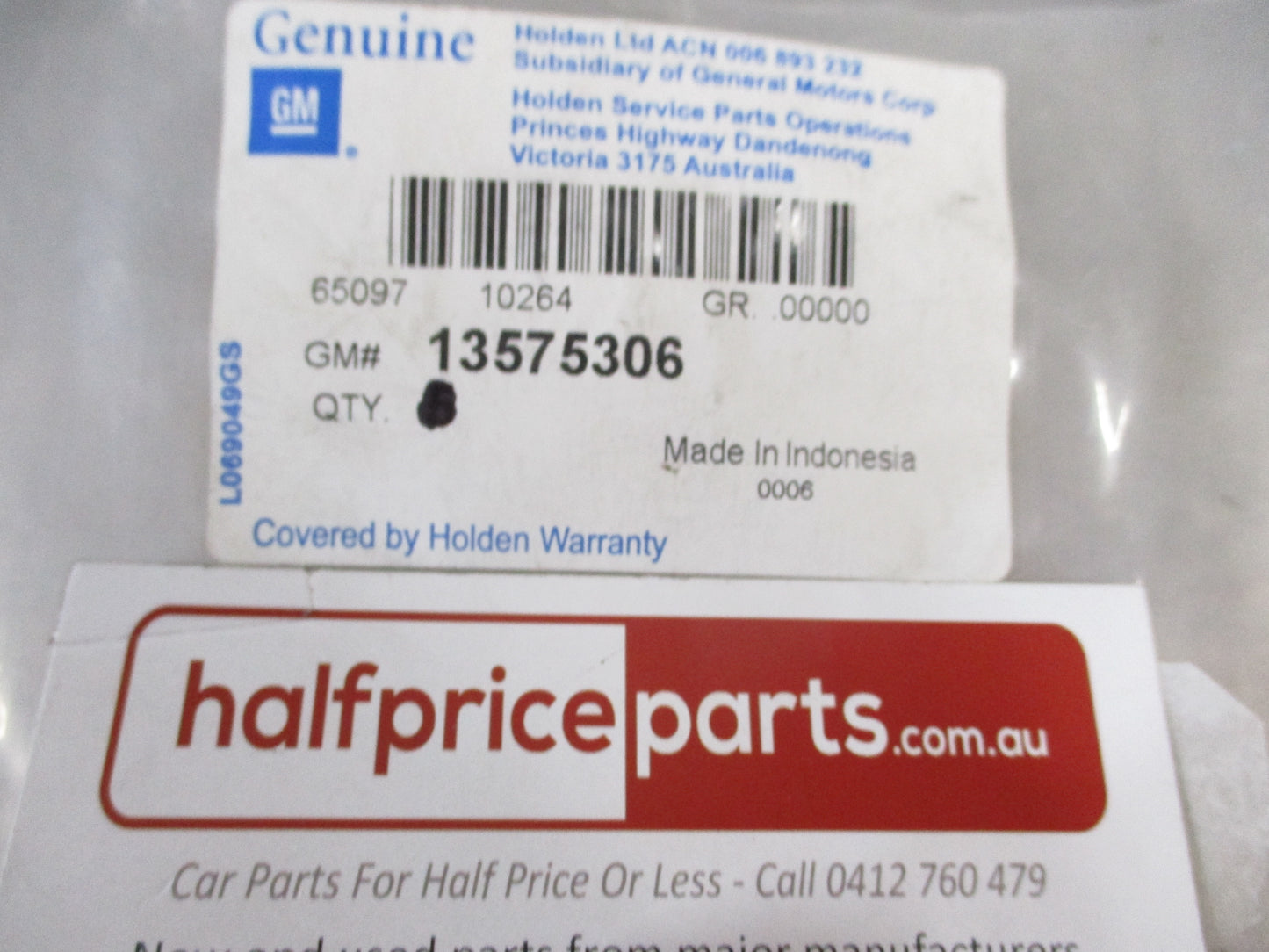 Holden Genuine Wire Harness With Terminated Lead New Part