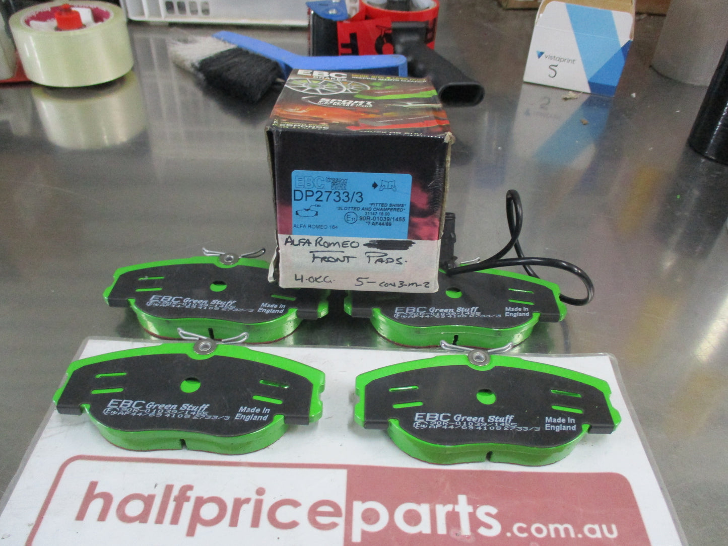 EBC Greenstuff 2000 Front Brake Pads Suits Alfa Romeo 164 New Part