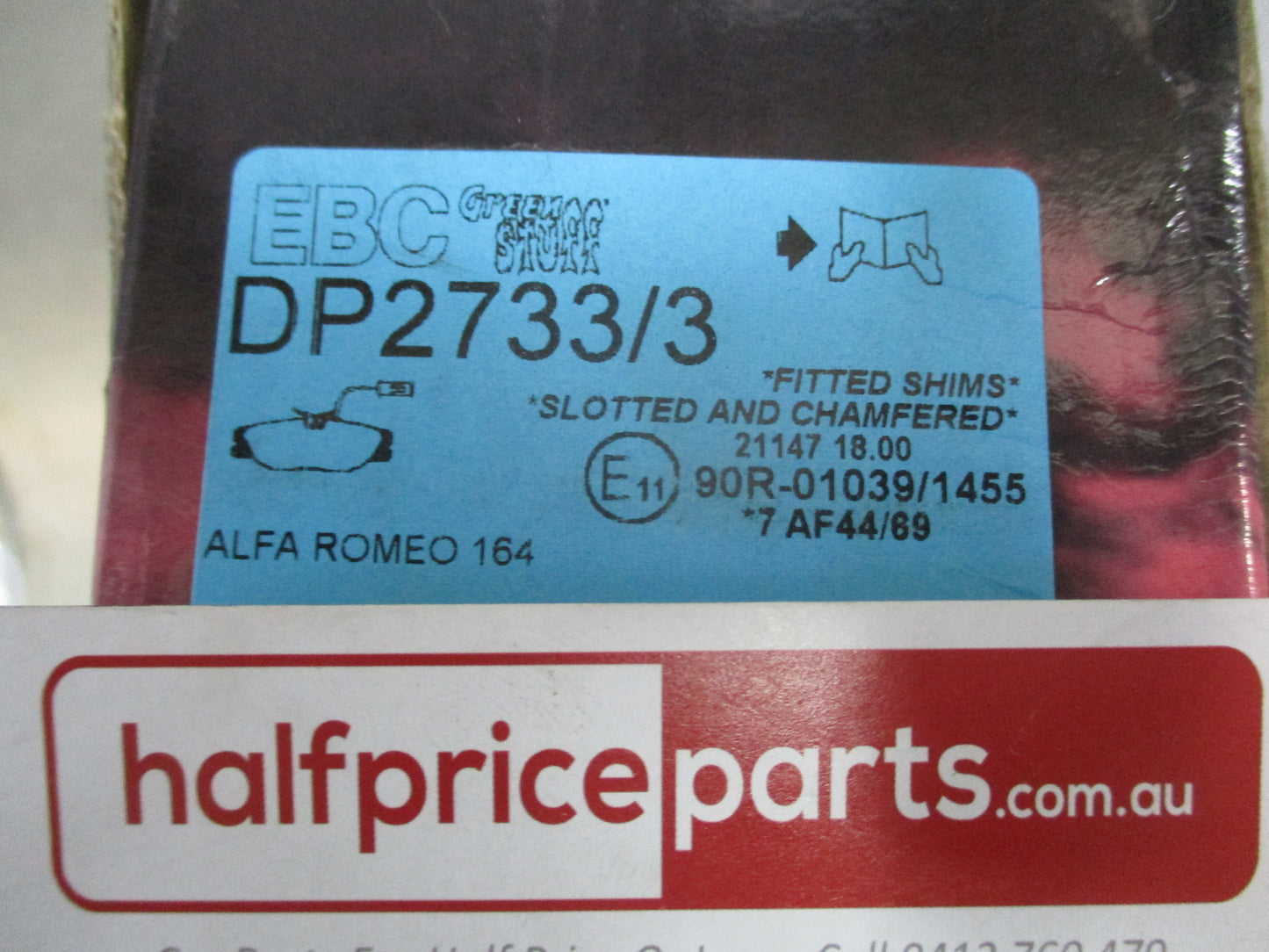 EBC Greenstuff 2000 Front Brake Pads Suits Alfa Romeo 164 New Part