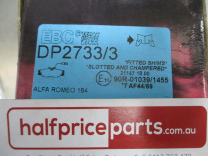 EBC Greenstuff 2000 Front Brake Pads Suits Alfa Romeo 164 New Part