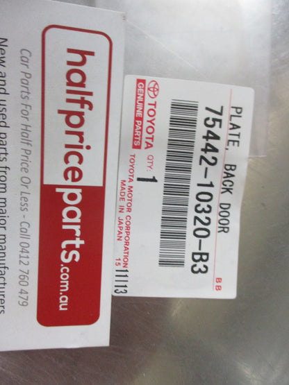 Toyota Starlet Genuine Rear Door Hatch Name Plate New Part